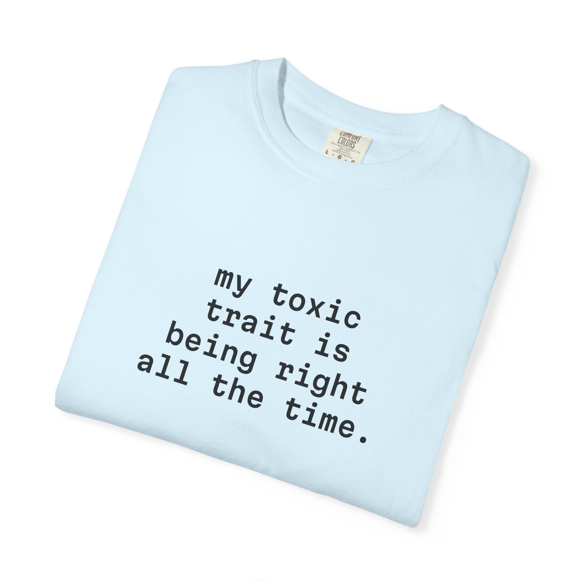 My Toxic Trait Is Being Right All The Time T-Shirt