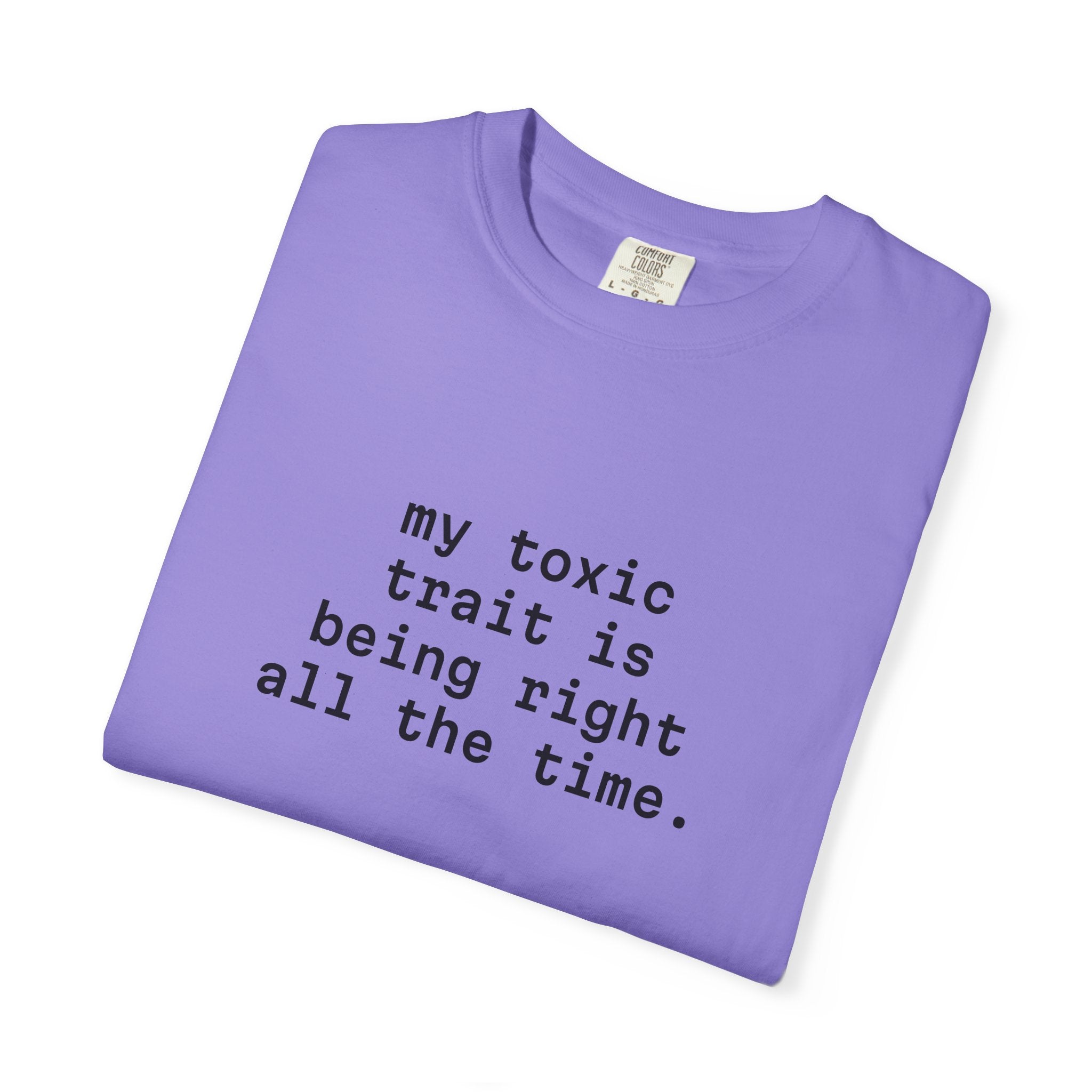 My Toxic Trait Is Being Right All The Time T-Shirt