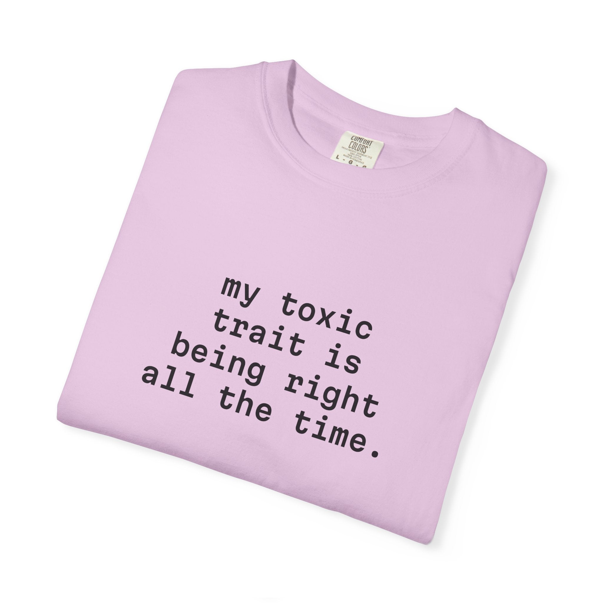 My Toxic Trait Is Being Right All The Time T-Shirt