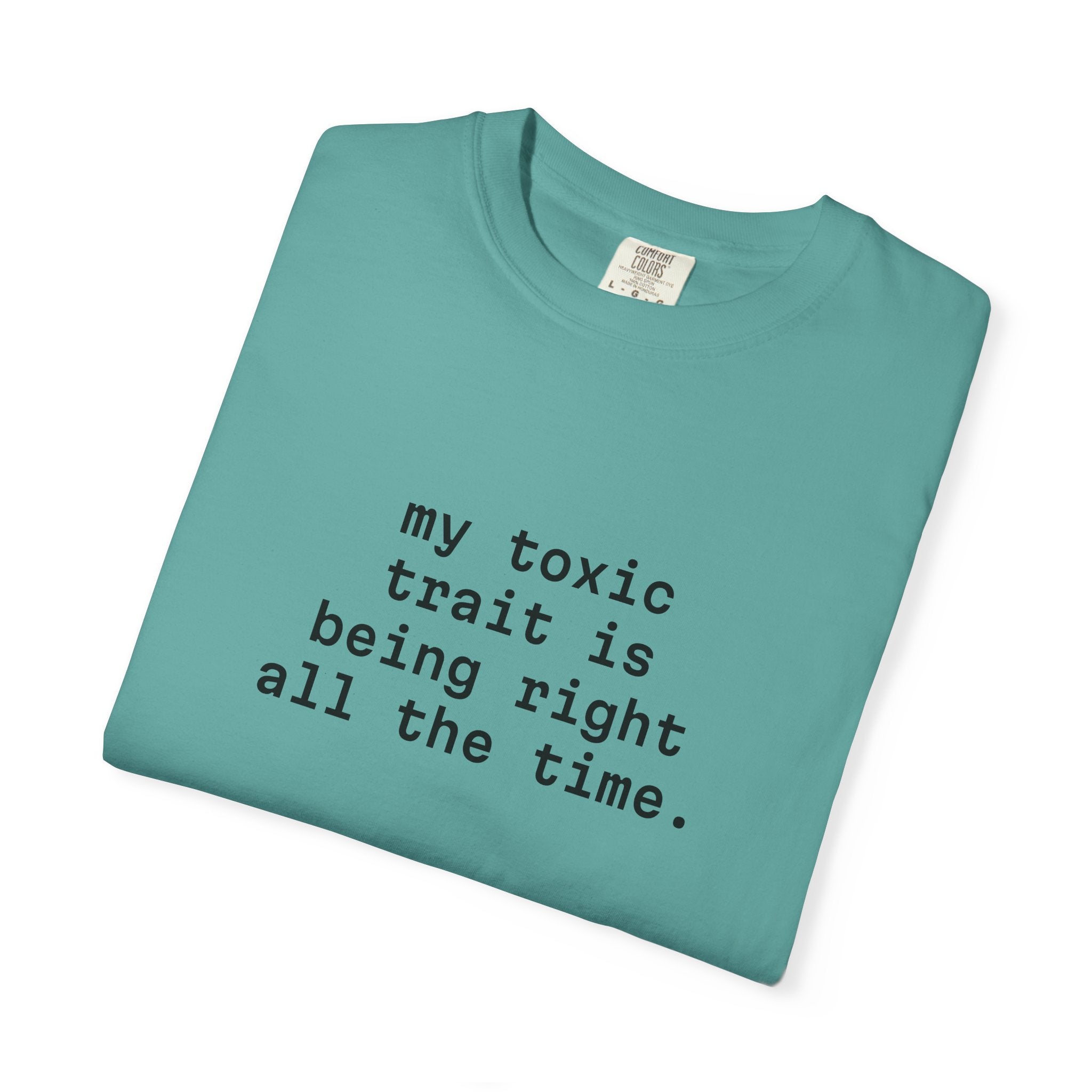 My Toxic Trait Is Being Right All The Time T-Shirt