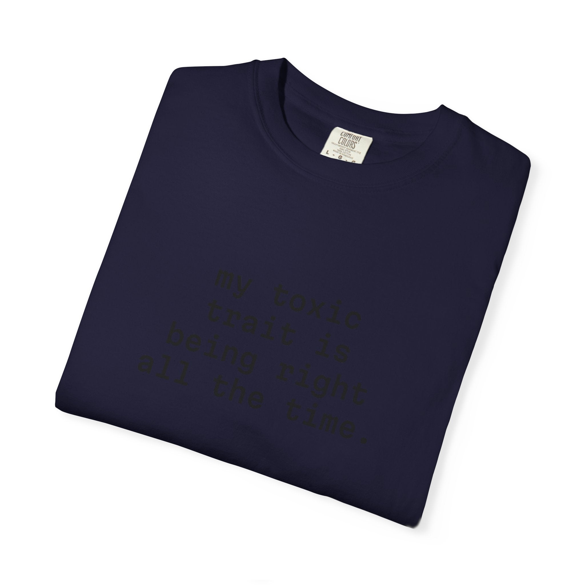 My Toxic Trait Is Being Right All The Time T-Shirt