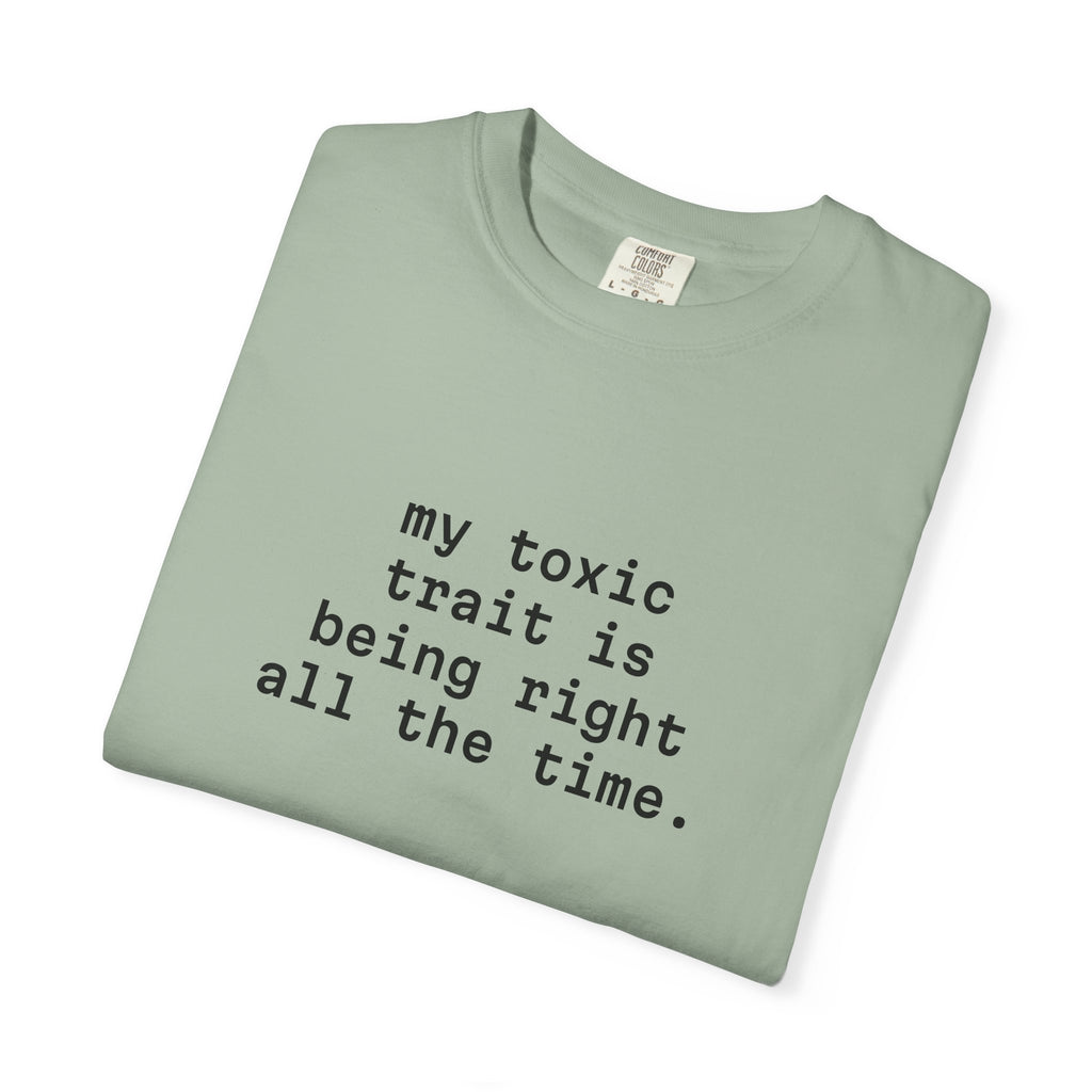 My Toxic Trait Is Being Right All The Time T-Shirt